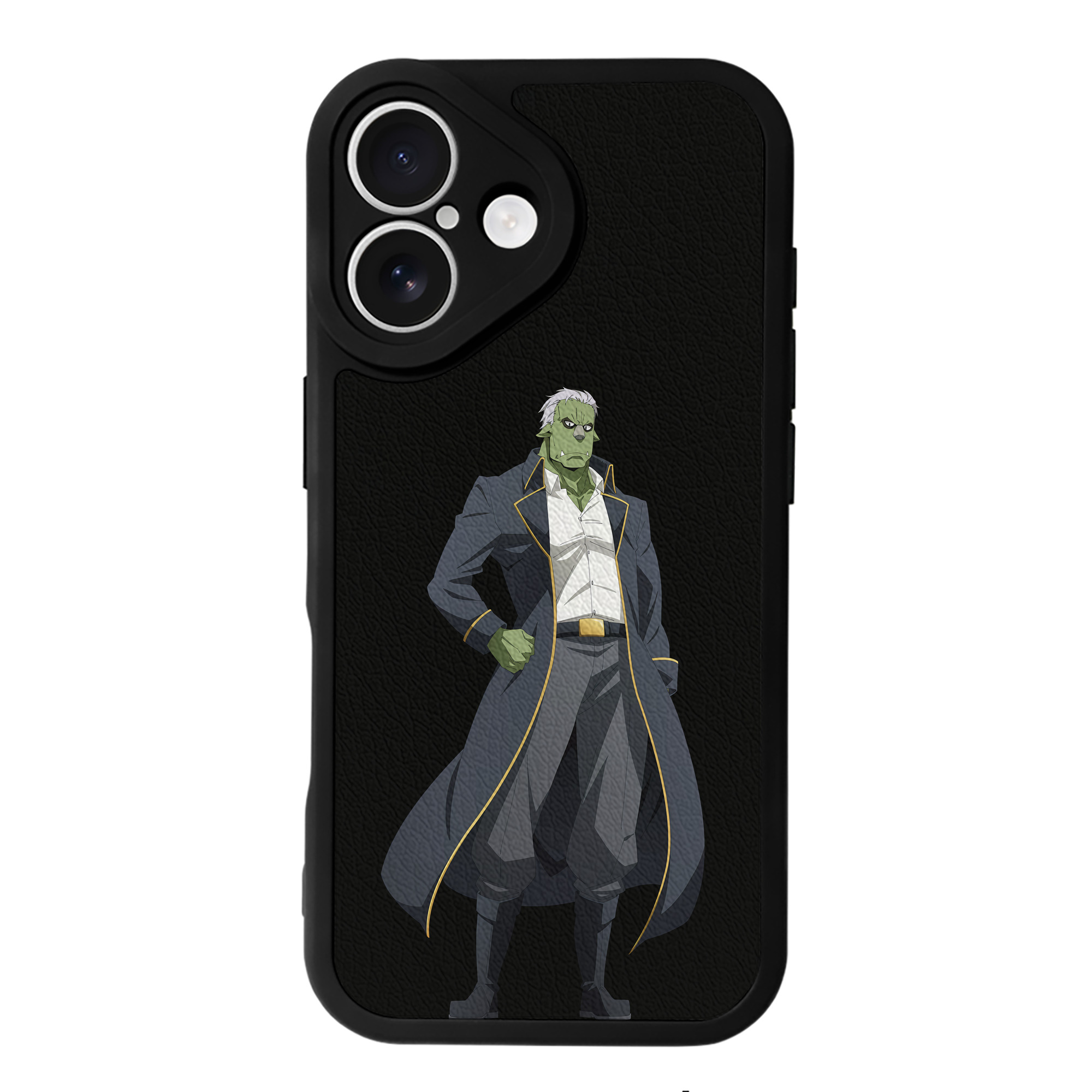 （画像用） 転スラ Regarding Reincarnated to Slime 【iPhone 16シリーズ対応】シリコンスマホケース（レザー調） 材質：シリコン